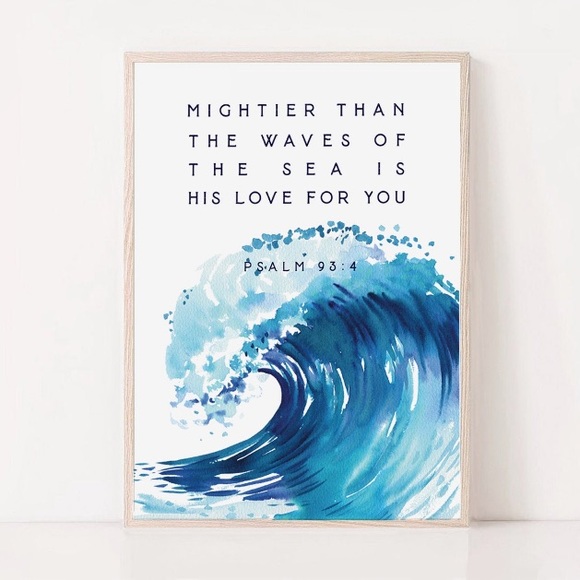 Psalm 93:4 🌊 Print - Picture 2 of 2